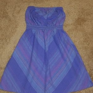 Small Strapless Periwinkle Dress, Mossimo